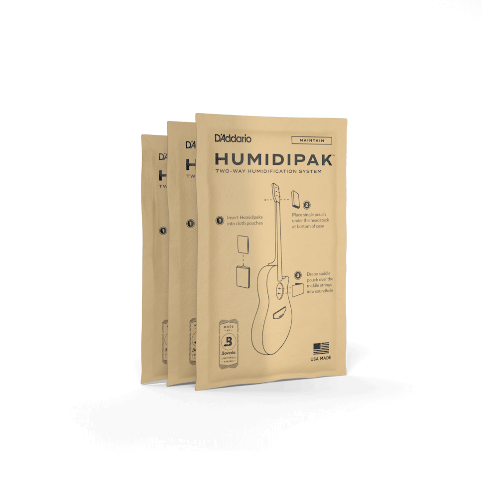 D'Addario Humidipak System Replacement Packets 3-pack