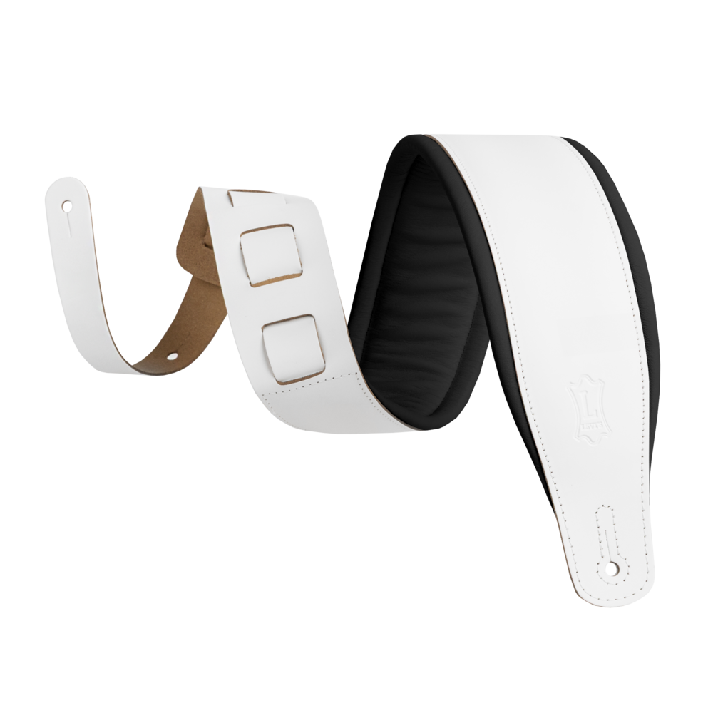 Amped Leather Series - White on Black