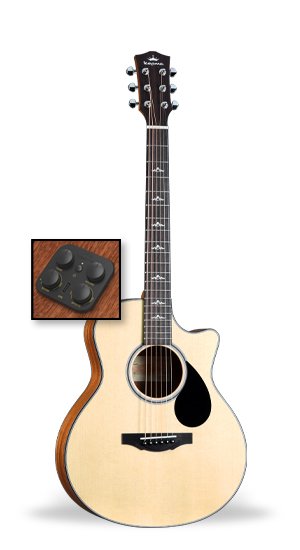 Kepma FC Mini Sitka Spruce Mahogany - Acoustifex