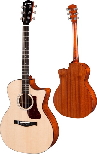 [AC122-1CE] Eastman AC122 Grand Auditorium Acoustic-Electric Guitar Natural - Sitka Spruce/Sapele