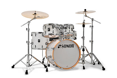 [AQ2-STUDIOWMCWHP] Sonor AQ2 Studio 5-Piece 20|14|12|10|14S Maple Shell Pack - White Marine Pearl