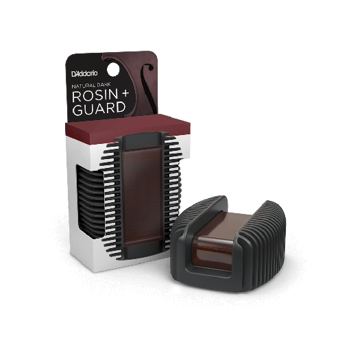 [DRGBK-VR300] D'Addario Natural Dark Bow Rosin with Guard