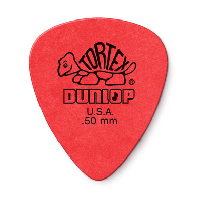 [Dunlop 418R050] Dunlop Tortex Standard Red 0.50mm bag of 72