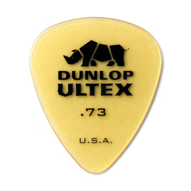 [Dunlop 421R073] Dunlop Ultex Standard Translucent Yellow 0.73mm bag of 72