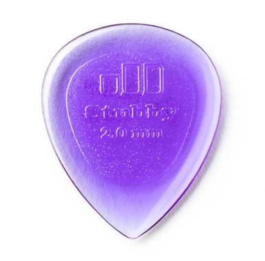 [Dunlop 474R200] Dunlop Stubby Jazz Purple 2.00mm bag of 24