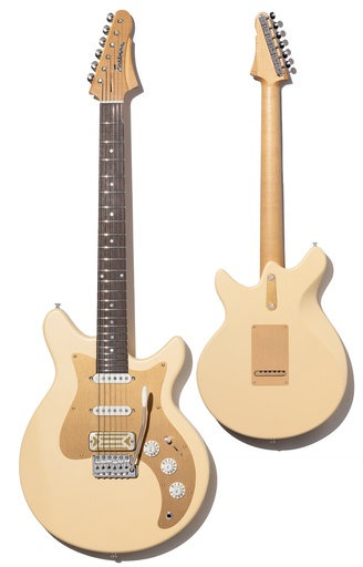 [FT-DC'62-DS] Eastman Fullertone DC'62 Solid-Body Electric Guitar Desert Sand - Roasted Black Limba
