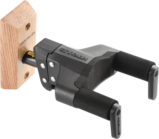 [GSP38WBPLUS] Hercules Autogrip Wood Base Wall Mount Guitar Hanger
