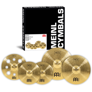 [HCS14161820] Meinl HCS Brass Cymbal Set 14" Hi-Hats 20" Ride 16" Trash Crash 18" Crash