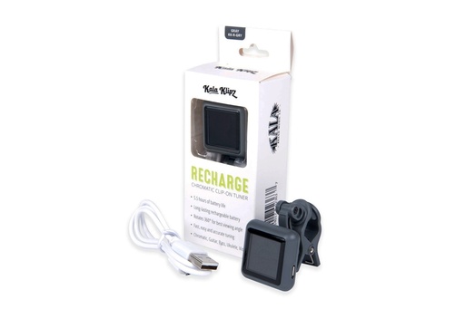 [KK-R-GRY] Kala, Kala Klipz Recharge Tuner - Gray