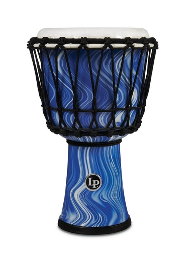 [LP1607BM] LP World 7" Rope Circle Djembe Blue Marble