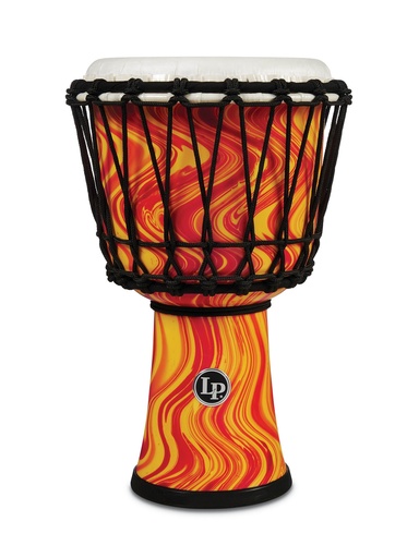 [LP1607OM] LP World 7" Rope Circle Djembe Orange Marble