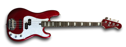 [LSKY-4464CPJCAR] Lakland Skyline Series 44-64 PJ Bass Guitar Candy Apple Red