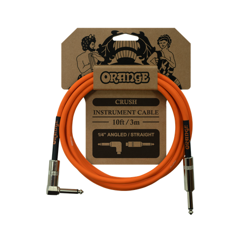 [ORG CA035] Orange Crush 10ft Instrument Cable ANG/STR