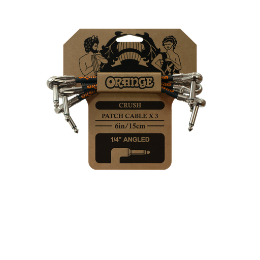 [ORG CA038] Orange Crush 6" Patch Cable 3 pack