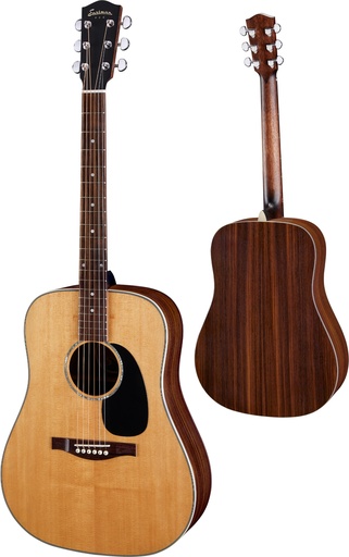 [PCH2-D] Eastman PCH2 Dreadnought Acoustic Guitar Natural - Sitka Spruce/Laminated Rosewood