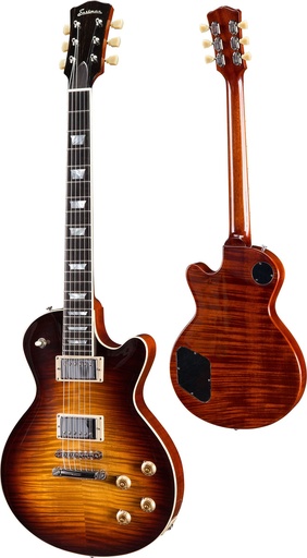 [SB59-SB] Eastman SB59 Truetone Gloss Solid-Body Electric Guitar Sunburst - Flame Maple/Okoume