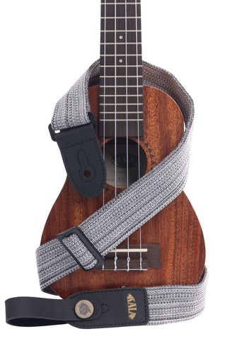[STP-HGRY] Kala Heather Grey Handmade Ukulele Strap