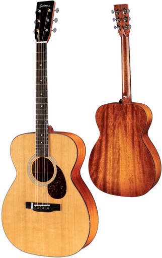 [E6OM-TC] Eastman E6 OM Acoustic Guitar Natural Thermo Cure - Sitka Spruce/Mahogany
