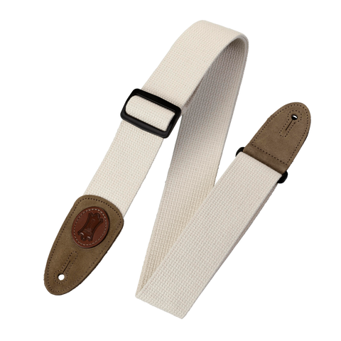 [MSSC8-NAT] Levy's 2" Signature Cotton Guitar Strap - Natural