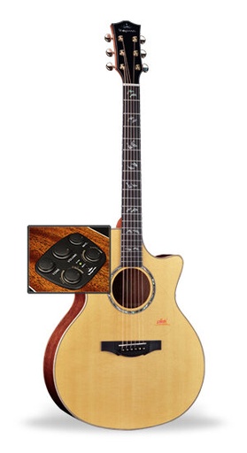 [GA1-130A] Kepma GA1-130A Grand Auditorium Acoustic-Electric Guitar