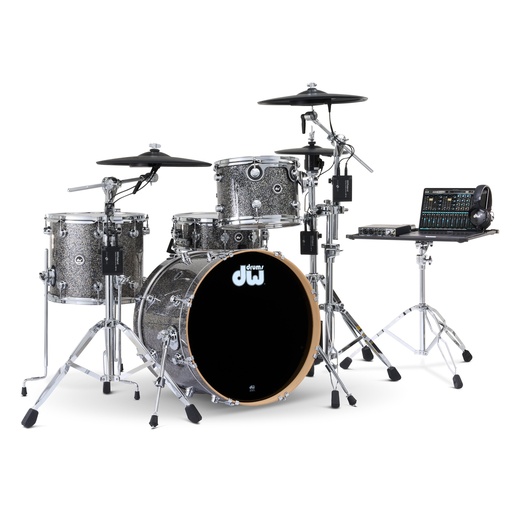 [DEKTFP04TA070] DWe 4-piece Shell Pack - Black Galaxy Finish