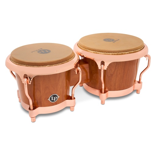 [LP201AX-2CB] LP Limited 7 3/4x8 5/8 Cherry Bongos with Copper Hardware