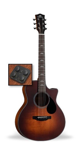 [FCM-SMA-SB] Kepma FC Mini Sitka Spruce Mahogany Sunburst - Acoustifex